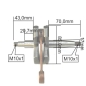 Preview: Kurbelwelle Sachs 50/3, 50/4 17mm