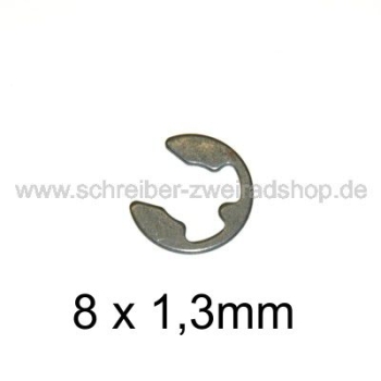 Sicherungsclip für Ringritzel 8x1,3mm
