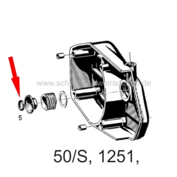 Wellendichtring 19x13x2,6