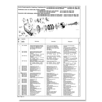 Ersatzteilliste SACHS 50/S