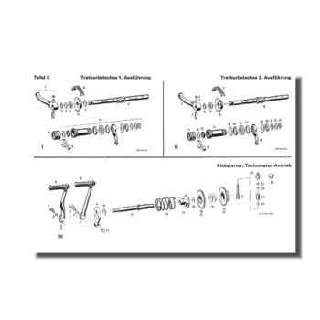 Ersatzteilliste SACHS 50/3 ML B, ML A, ML K, LKH, C