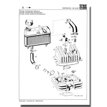 Ersatzteilliste SACHS 50/SW, 50/6 SW