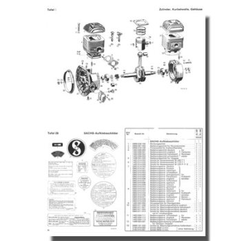 Ersatzteilliste SACHS Stamo 281, Stamo 282