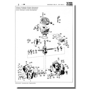 Ersatzteilliste SACHS 50 2Gang Automatik