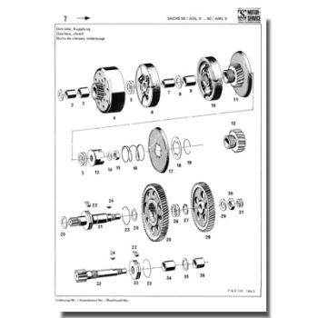 Ersatzteilliste SACHS 50 2Gang Automatik