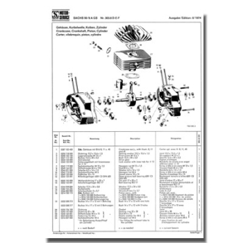 Ersatzteilliste SACHS 50/6 A GS