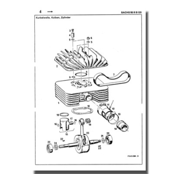 Ersatzteilliste SACHS 50/6 B GS