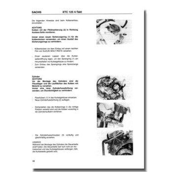 Reparaturanleitung SACHS XTC 125 4-Takt