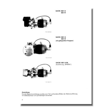 Reparaturanleitung SACHS 502/1 A+B