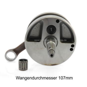 Kurbelwelle AT Sachs 1251/5B 107mm Wangen