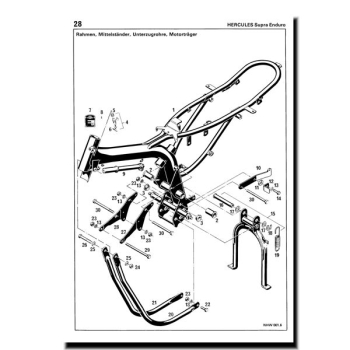 Ersatzteilliste Hercules Supra Enduro