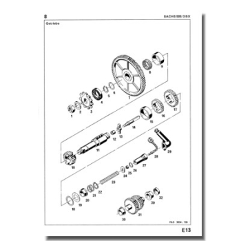 Ersatzteilliste Hercules Prima SX