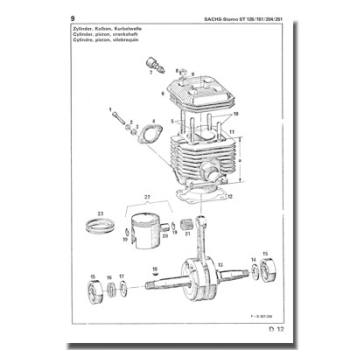 Ersatzteilliste SACHS Stamo 126, 151, 204, 251