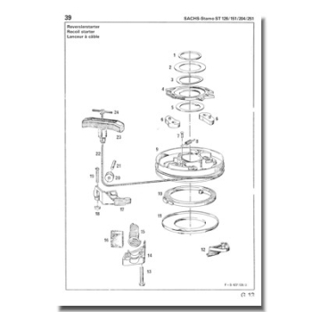 Ersatzteilliste SACHS Stamo 126, 151, 204, 251