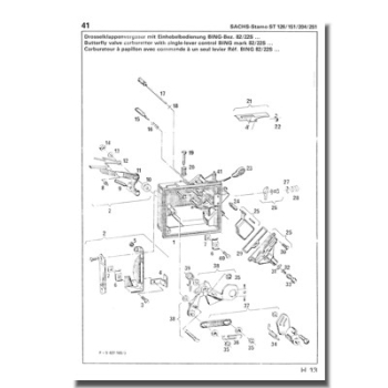 Ersatzteilliste SACHS Stamo 126, 151, 204, 251