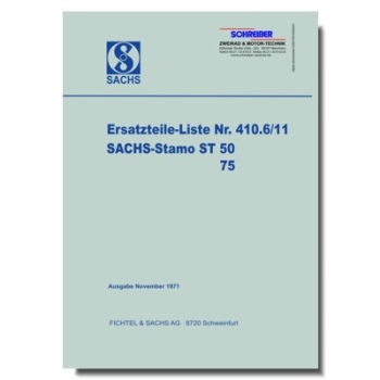 Ersatzteilliste SACHS Stamo 50, Stamo 75