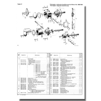 Ersatzteilliste SACHS Stamo 50, Stamo 75