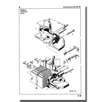 Ersatzteilliste SACHS SB130, SB140