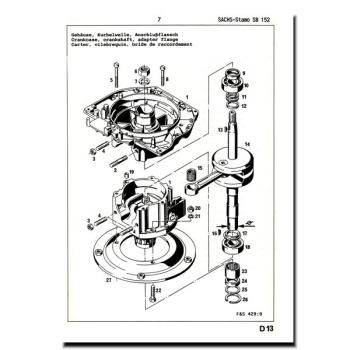 Ersatzteilliste SACHS SB152