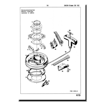 Ersatzteilliste SACHS SB152