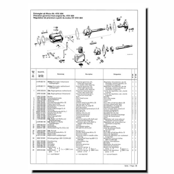 Ersatzteilliste SACHS Stamo 281, Stamo 282 Ausgabe 1975