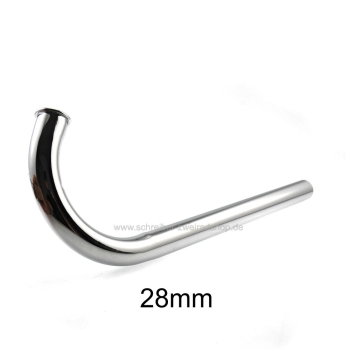 Auspuffrohr 28mm Chrom SACHS 50