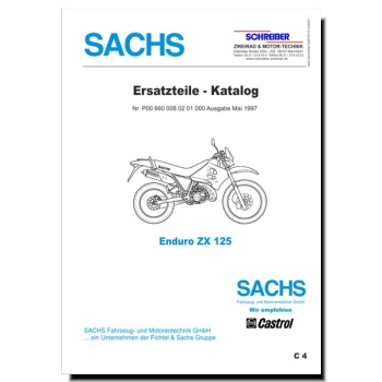 Ersatzteilliste SACHS Enduro ZX125 2-Takt