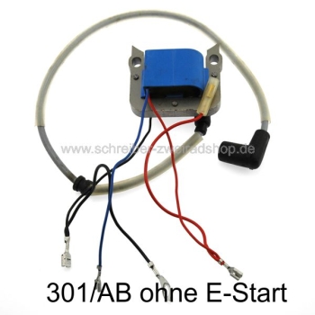 Zündspule für Handstart 301/AB Saxonette