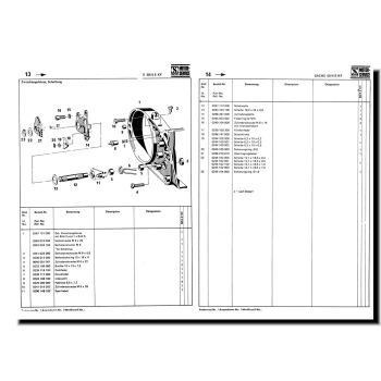 Ersatzteilliste SACHS 50/4 EKF Ausgabe 1978