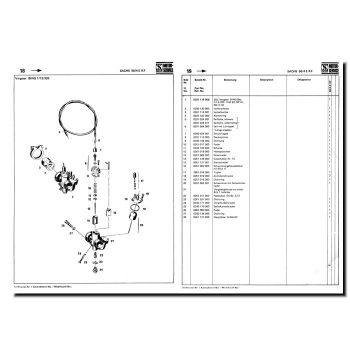 Ersatzteilliste SACHS 50/4 EKF Ausgabe 1978