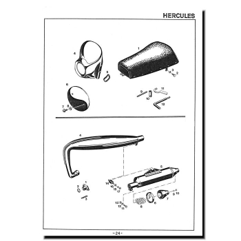 Ersatzteilliste Hercules GS 125-GS 350