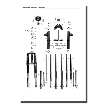 Ersatzteilliste Hercules K50 Sprint, MK 3 X, MK 4 X