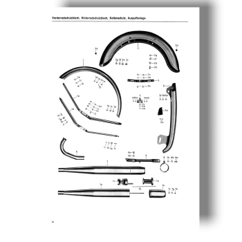 Ersatzteilliste Hercules K50 Sprint, MK 3 X, MK 4 X