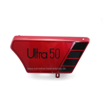 Seitendeckel rechts HERCULES Ultra 50 bordeausrot