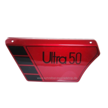 Seitendeckel links HERCULES Ultra 50 bordeausrot