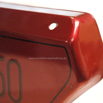 Seitendeckel links HERCULES Ultra 50 bordeausrot