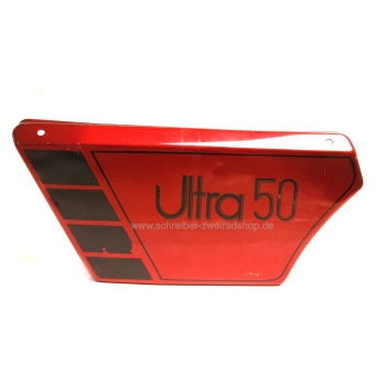 Seitendeckel links HERCULES Ultra 50 bordeausrot - gebraucht