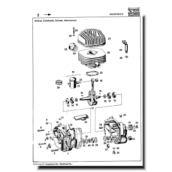 Preview: Ersatzteilliste SACHS 50/3 D Ausgabe 1978