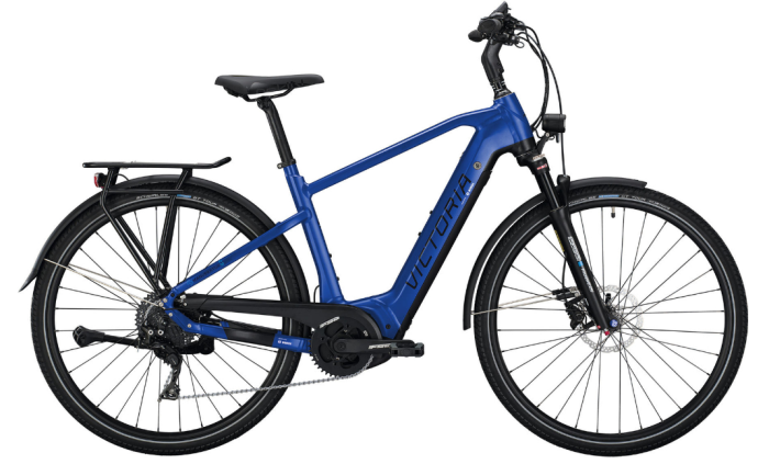 VICTORIA Elektro-Trekkingrad eManufaktur 12.8 Herren 58cm blau