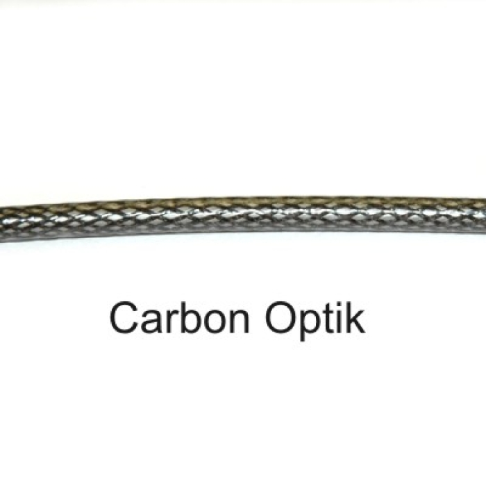Bowdenzughülle LW2,5mm mit Gleitrohr Carbon Optik