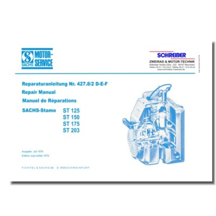 Reparaturanleitung SACHS Stamo 125, 150, 175, 203