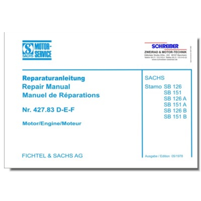 Reparaturanleitung SACHS SB 126, SB 151