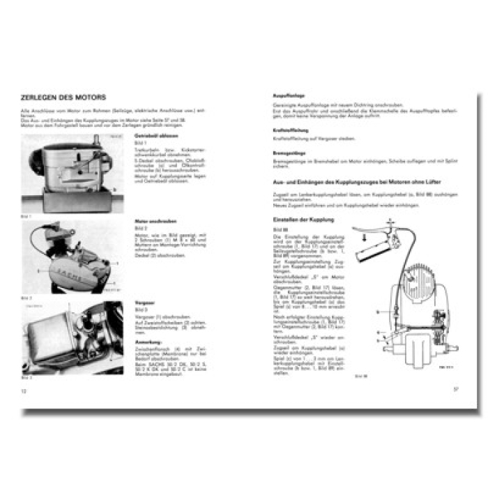 Reparaturanleitung SACHS 50/2 MB bis C