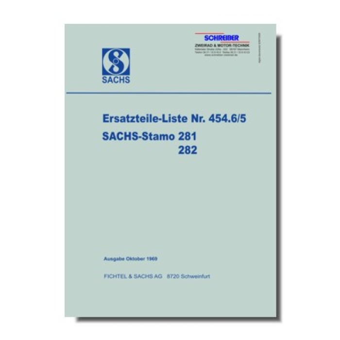 Ersatzteilliste SACHS Stamo 281, Stamo 282