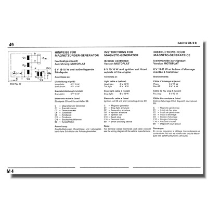 Reparaturanleitung SACHS 506/3 B