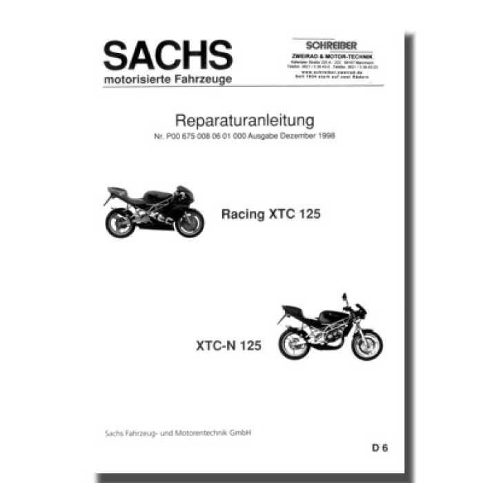 125 cm Motorräder von Kreidler Sachs Mofas Reparaturbuch Reparaturanleitung Buch 