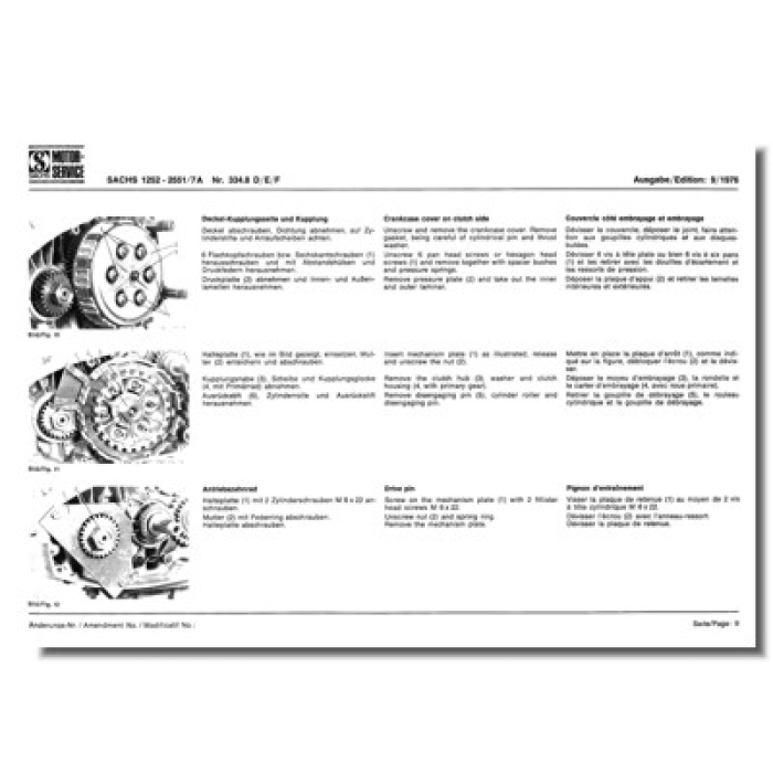 Reparaturanleitung SACHS Sportmotor 1252/7A bis 2551/7A