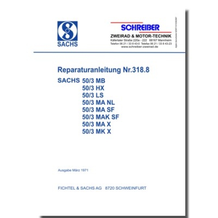 Reparaturanleitung SACHS 50/3 MB bis 50/3 MKX