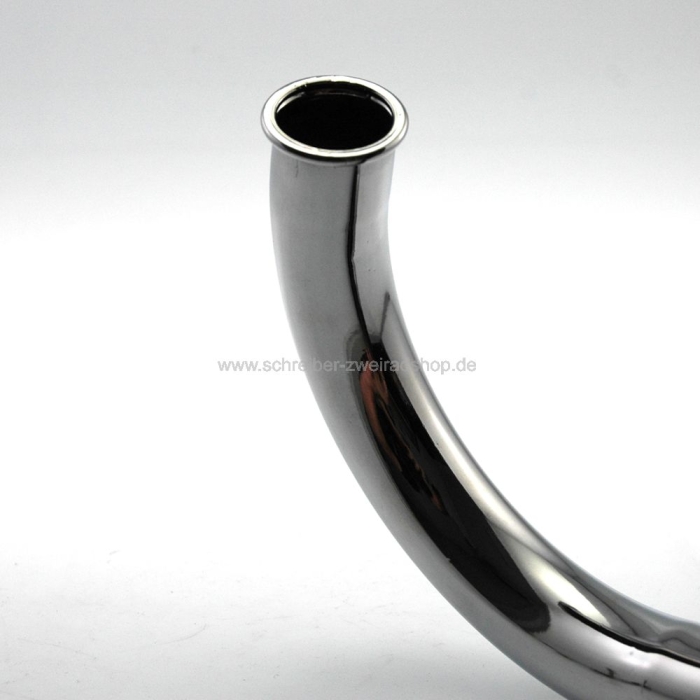 Auspuffrohr 28mm Chrom SACHS 50