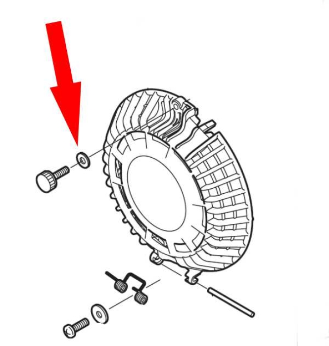 Gummischeibe für Schraube PB-252.4